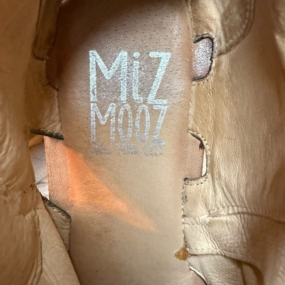 Miz Mooz | Black Leather Fuller Wide Side Zip Sandals | Sz 40 - Picture 5 of 7